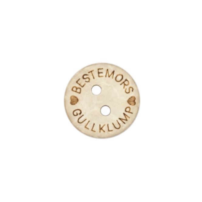 Hovedbilde Treknapp 15mm, Bestemors gullklump